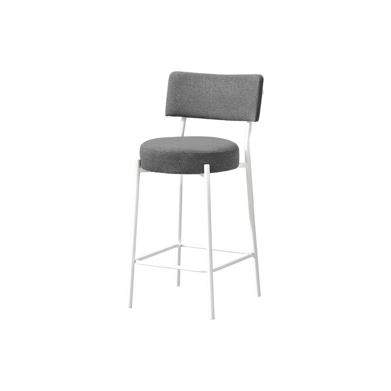 Monarch I 2247 37"H Counter Height - Grey/ White Metal IMAGE 2