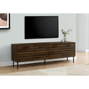 Monarch I 2727 72"L TV Stand - Dark Brown Wood-Look with 4 Doors IMAGE 1