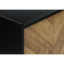 Monarch I 2752 72"L TV Stand - Black /Metal with 2 Wood-Look Doors IMAGE 7