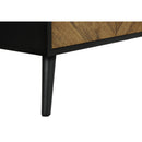 Monarch I 2781 72"L TV Stand - Black with 2 Wood-Look Doors IMAGE 9