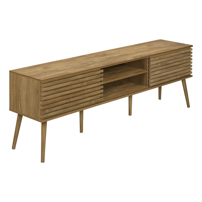 Monarch I 2784 72"L TV Stand - Walnut with 2 Doors IMAGE 2