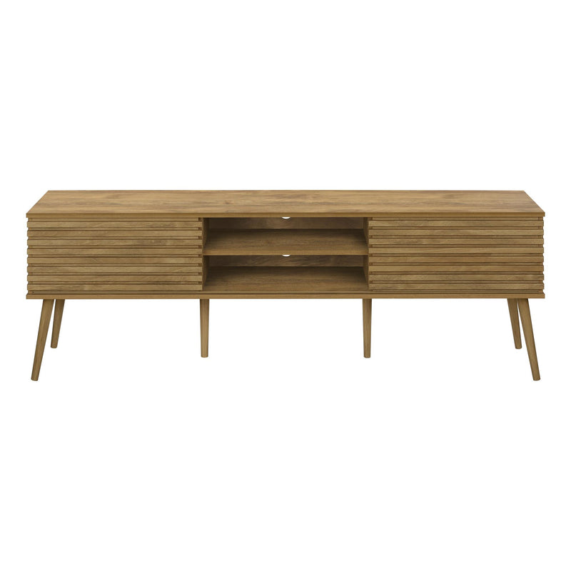 Monarch I 2784 72"L TV Stand - Walnut with 2 Doors IMAGE 3