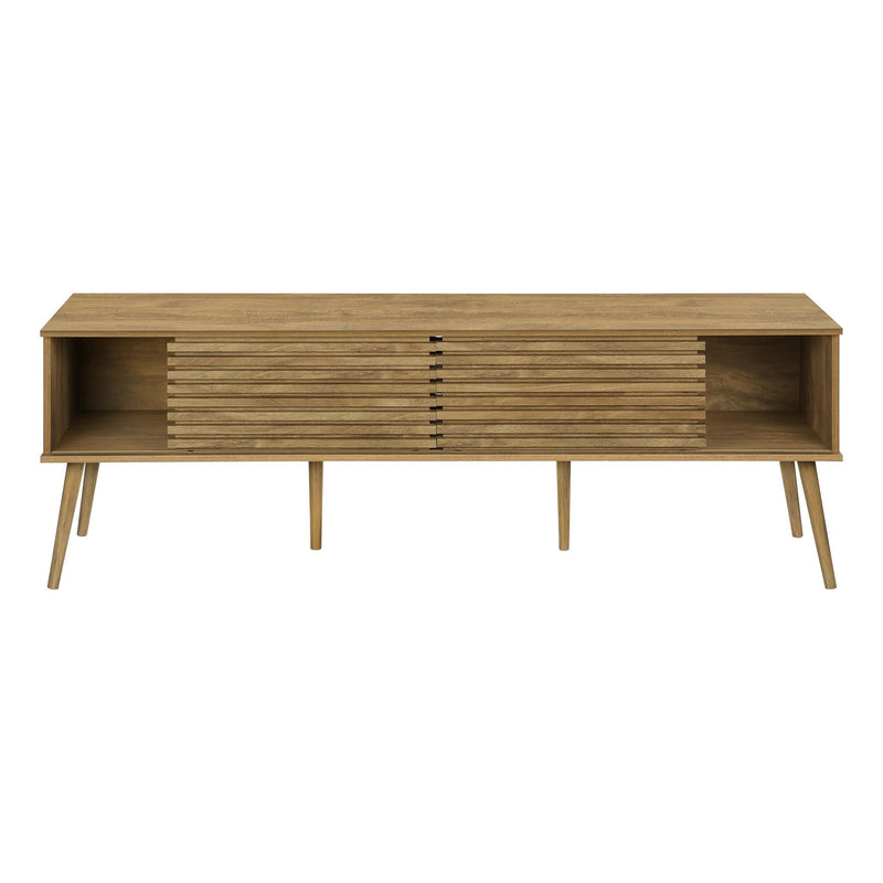 Monarch I 2784 72"L TV Stand - Walnut with 2 Doors IMAGE 4