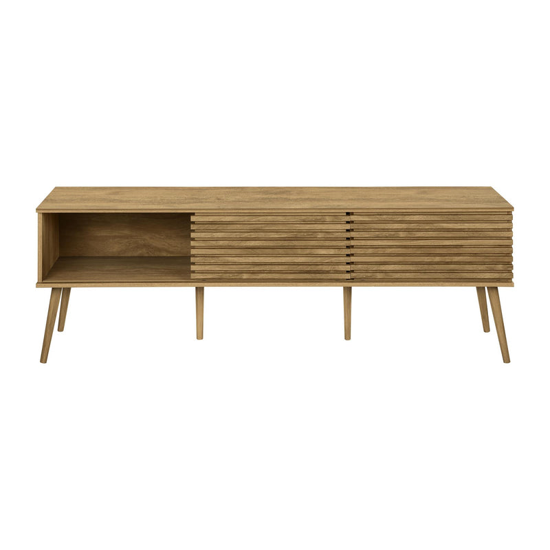 Monarch I 2784 72"L TV Stand - Walnut with 2 Doors IMAGE 5