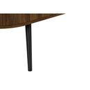 Monarch I 2798 72"L TV Stand - Black with 4 Brown Wood-Look Doors IMAGE 9