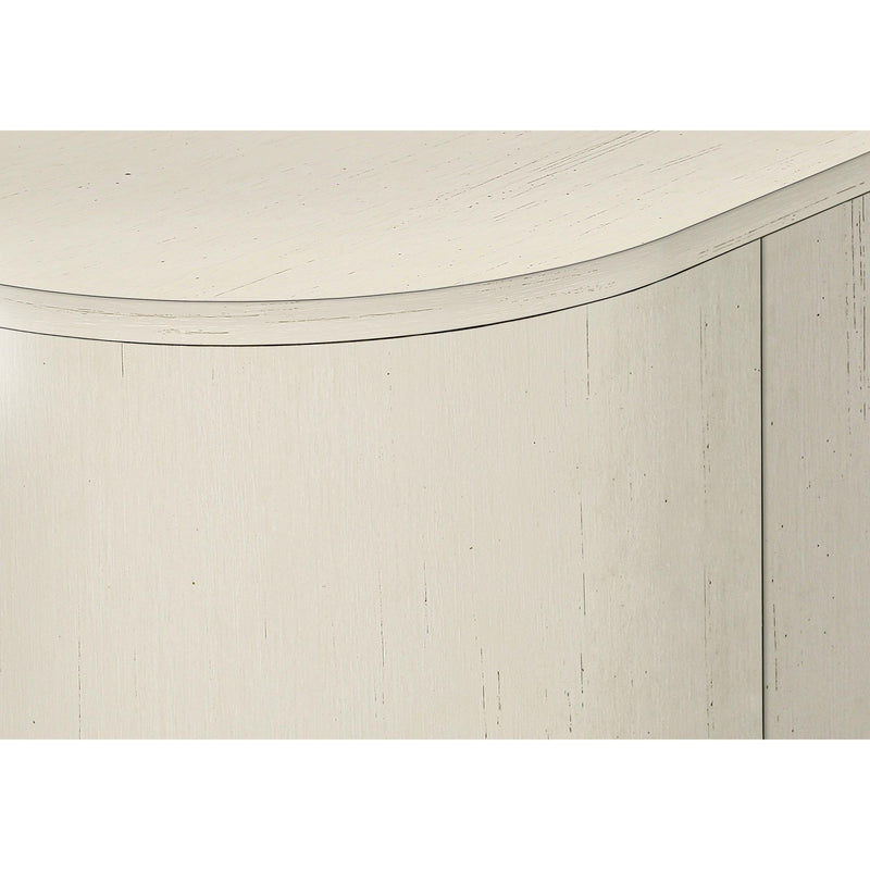 Monarch I 2799 72"L TV Stand - Antique White with 4 Doors IMAGE 7