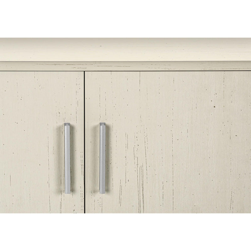 Monarch I 2799 72"L TV Stand - Antique White with 4 Doors IMAGE 8