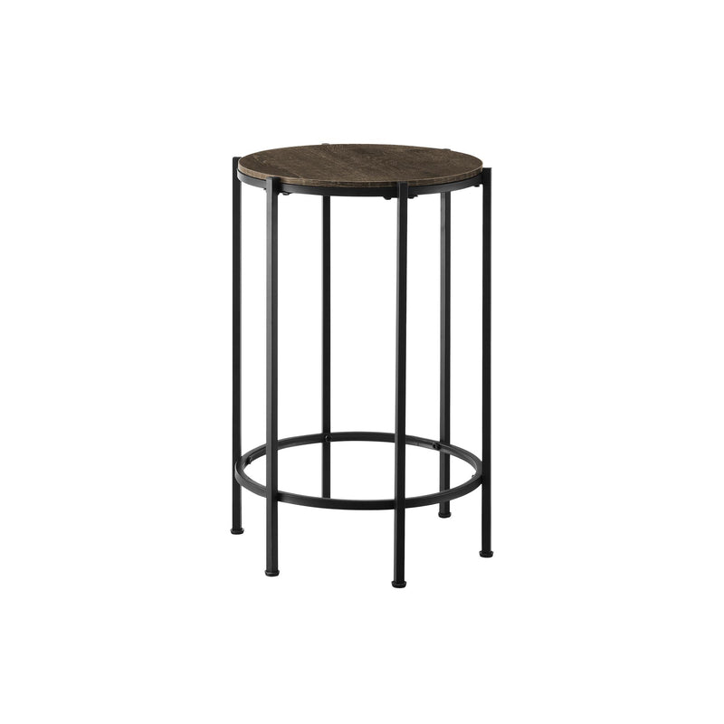 Monarch I 3756 24"H - Dark Oak/Black Metal IMAGE 3