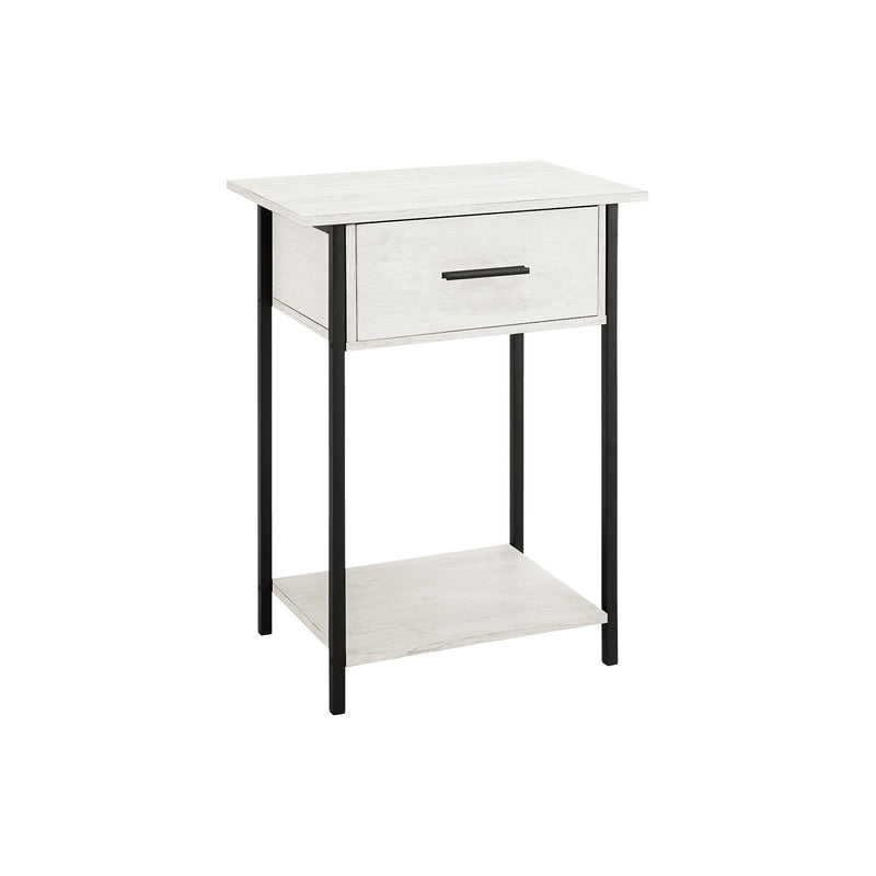 Monarch I 3817 24"H - Washed Oak/Black Metal IMAGE 3