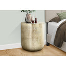 Monarch I 3907 22"H - Antique Gold Iron Metal Drum IMAGE 2