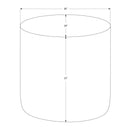 Monarch I 3907 22"H - Antique Gold Iron Metal Drum IMAGE 7