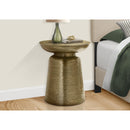 Monarch I 3914 22"H - Gold Iron Metal Drum IMAGE 2