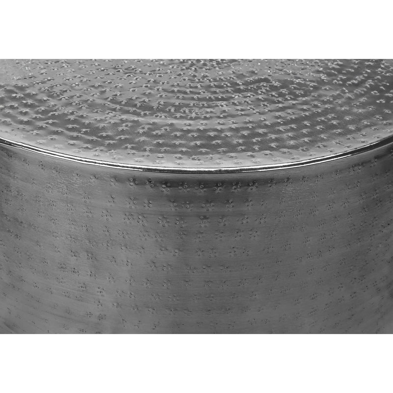 Monarch I 3920 22"H - Chrome Iron Metal Drum IMAGE 4