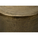 Monarch I 3923 22"H - Gold Iron Metal Drum IMAGE 4