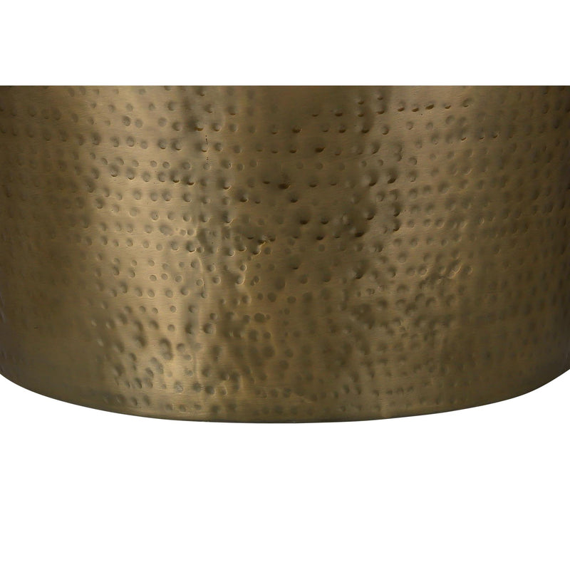 Monarch I 3923 22"H - Gold Iron Metal Drum IMAGE 5