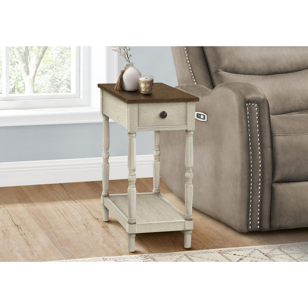 Monarch I 3958 24"H - Antique White/Espresso Veneer IMAGE 1