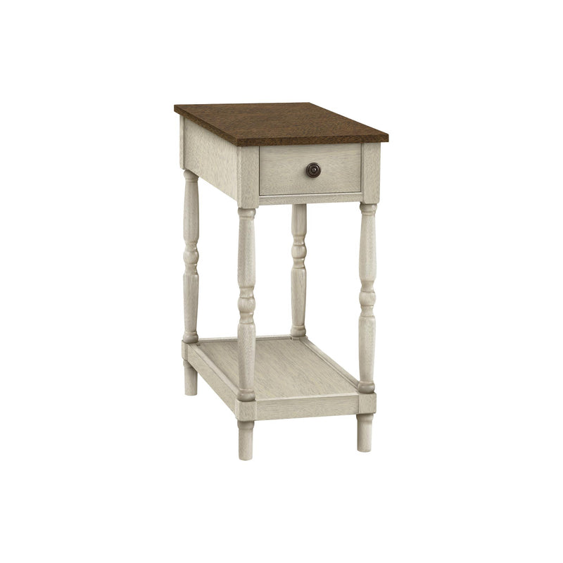 Monarch I 3958 24"H - Antique White/Espresso Veneer IMAGE 3