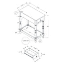Monarch I 3958 24"H - Antique White/Espresso Veneer IMAGE 4