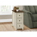 Monarch I 3960 24"H - Antique White/Espresso Veneer IMAGE 1