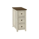 Monarch I 3960 24"H - Antique White/Espresso Veneer IMAGE 3