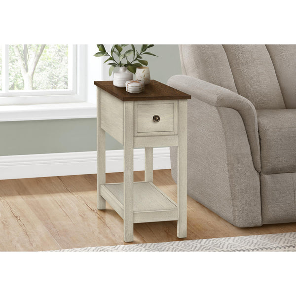 Monarch I 3962 24"H - Antique White/Espresso Veneer IMAGE 1