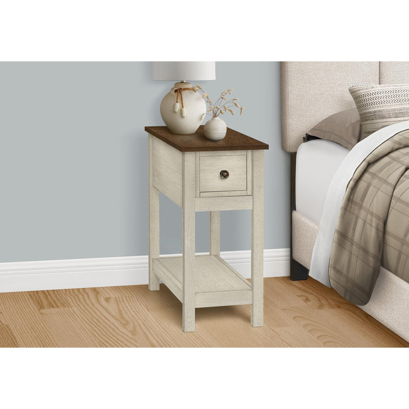 Monarch I 3962 24"H - Antique White/Espresso Veneer IMAGE 2