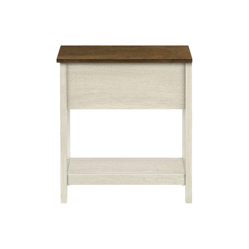 Monarch I 3962 24"H - Antique White/Espresso Veneer IMAGE 5