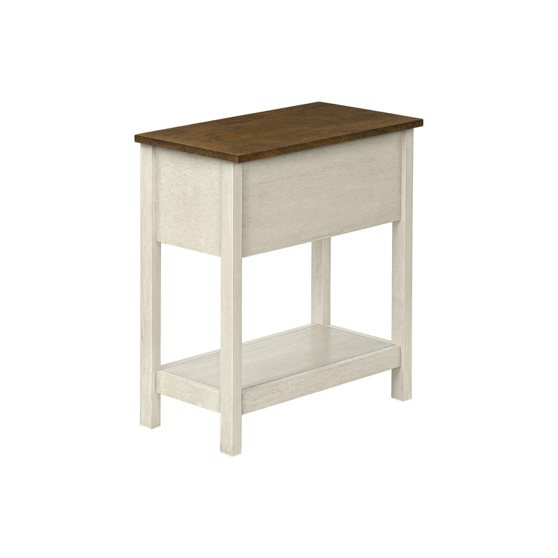 Monarch I 3962 24"H - Antique White/Espresso Veneer IMAGE 6