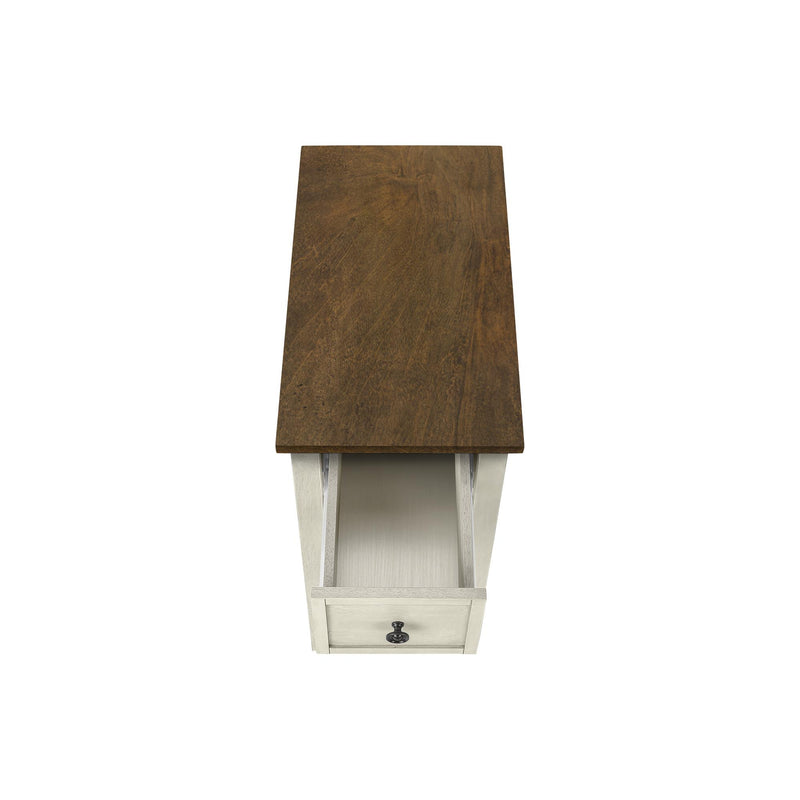 Monarch I 3962 24"H - Antique White/Espresso Veneer IMAGE 7
