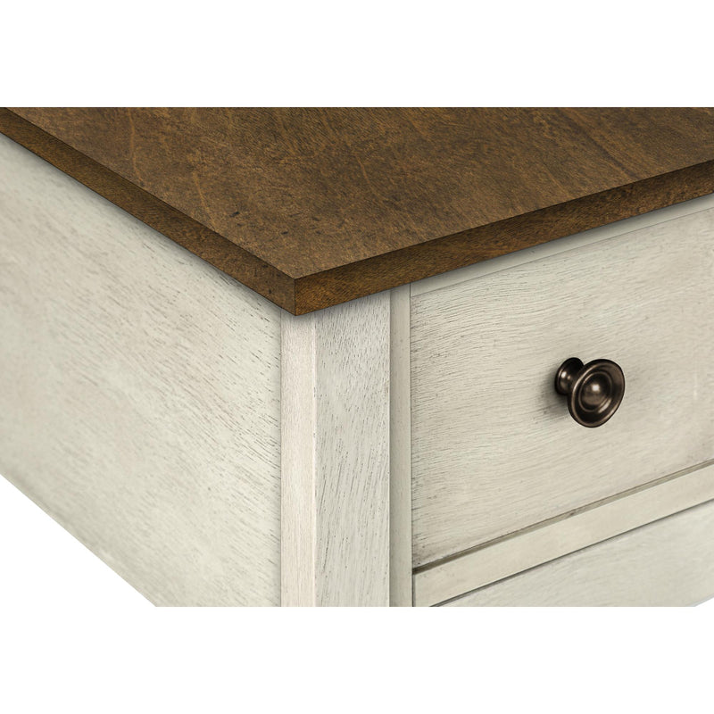 Monarch I 3962 24"H - Antique White/Espresso Veneer IMAGE 8