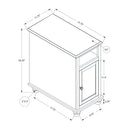 Monarch I 3965 24"H - Antique White/Espresso Veneer IMAGE 4