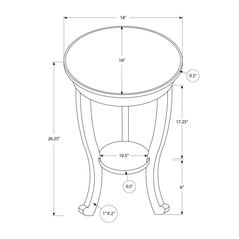 Monarch I 3974 24"H - Dark Walnut Veneer IMAGE 4