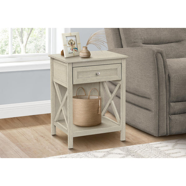 Monarch I 3984 25"H - Antique White Veneer IMAGE 1