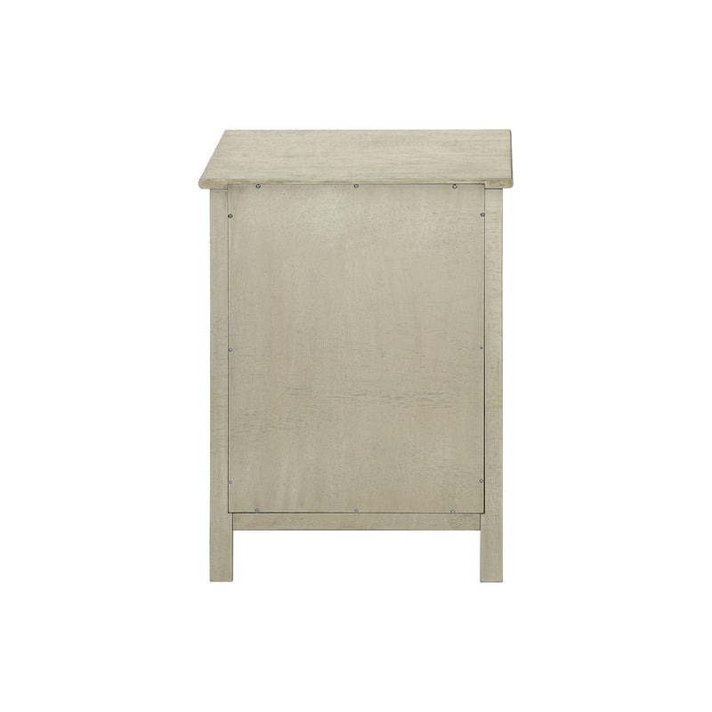 Monarch I 3984 25"H - Antique White Veneer IMAGE 5
