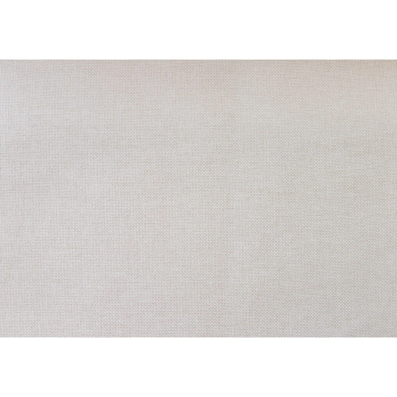 Monarch I 6036Q Queen Bed - Beige Linen with Chrome Metal Legs IMAGE 5