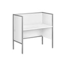 Monarch I 7729 48"L Office Cubicle - White/ Silver IMAGE 3