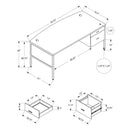 Monarch I 7730 72"L - Grey/Black IMAGE 4