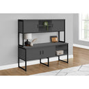 Monarch I 7732 72"L Office Credenza - Grey/Black IMAGE 2