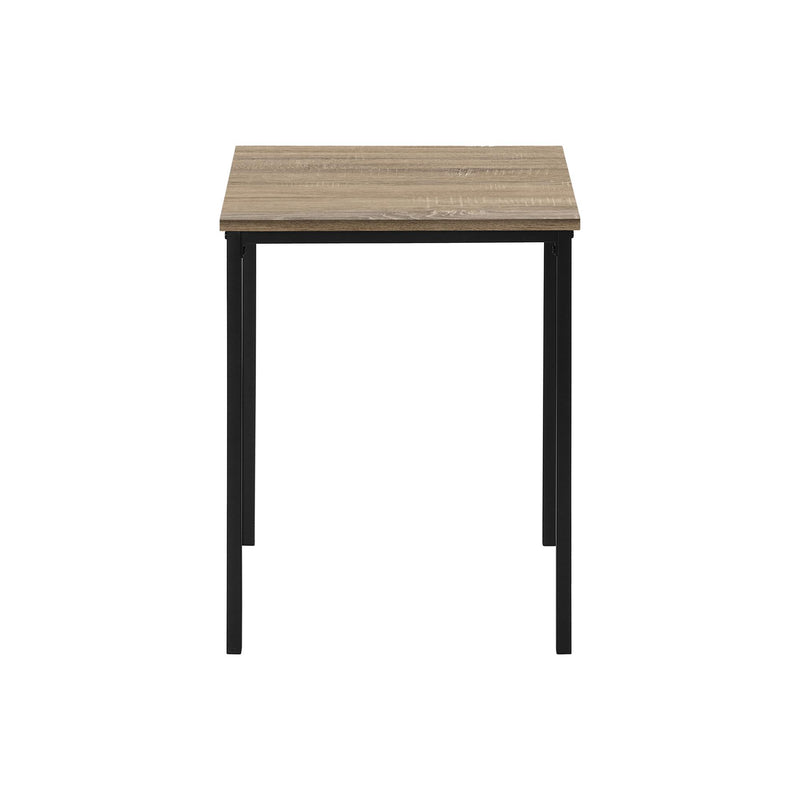 Monarch I 7895P 3Pcs Occasional Table Set - Dark Taupe/Black Metal IMAGE 7