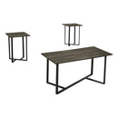 Monarch I 7975P 3Pcs Occasional Table Set - Dark Bronze/Black Metal IMAGE 2