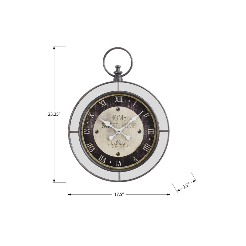 Monarch I 9091 18"Dia - Mirror/Brown IMAGE 4
