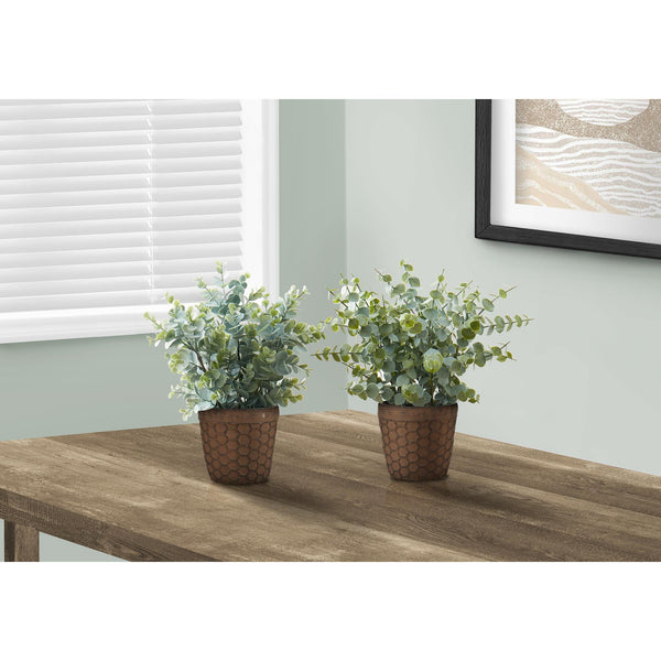 Monarch I 9560 13"H Eucalyptus/Grass/ 4" Pot IMAGE 1