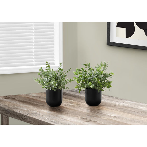 Monarch I 9580 11"H Eucalyptus/ Grass/5" Pot IMAGE 1