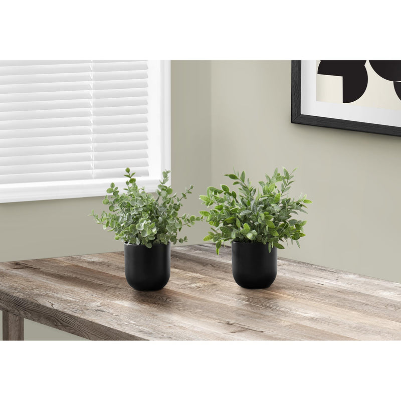 Monarch I 9580 11"H Eucalyptus/ Grass/5" Pot IMAGE 1