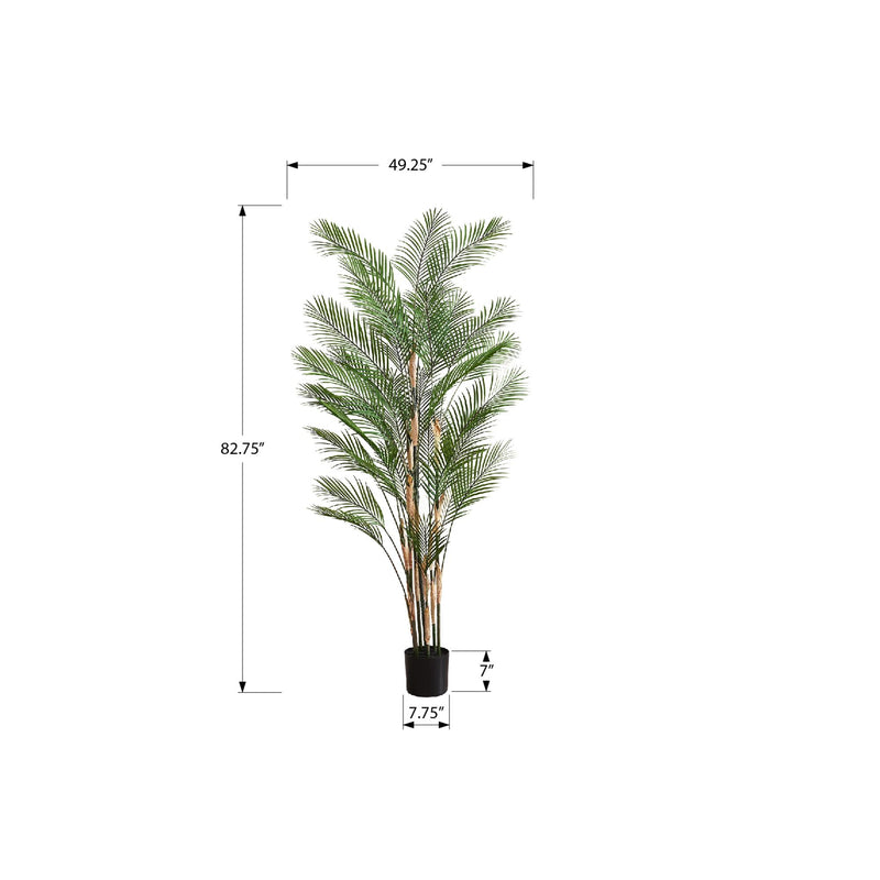 Monarch I 9590 83"H - Indoor Palm Tree In A 8" Pot IMAGE 3