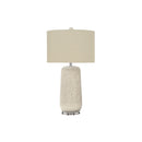 Monarch I 9605 31"H Table Lamp - Cream Ceramic/Beige Shade IMAGE 3