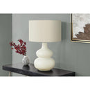 Monarch I 9608 25"H Table Lamp - Cream Ceramic/Ivory Shade IMAGE 1