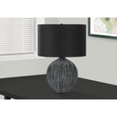 Monarch I 9618 23"H Table Lamp - Black Ceramic/Black Shade IMAGE 1