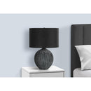 Monarch I 9618 23"H Table Lamp - Black Ceramic/Black Shade IMAGE 2