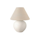 Monarch I 9631 16"H Table Lamp - Cream Ceramic/Beige Shade IMAGE 3